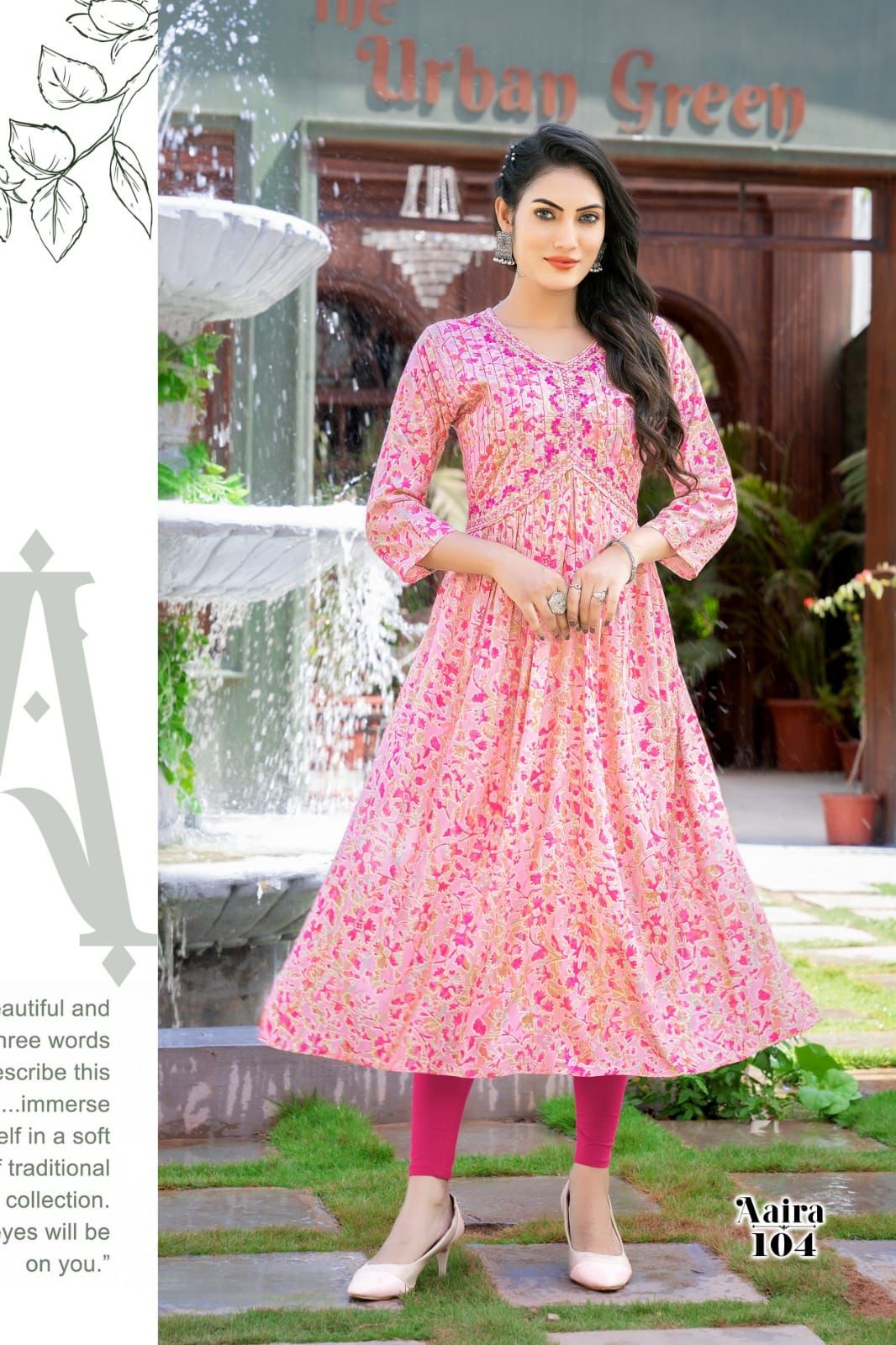 Aaira By Hirwa 101 To 107 Naira Cut Party Wear Kurtis Catalog